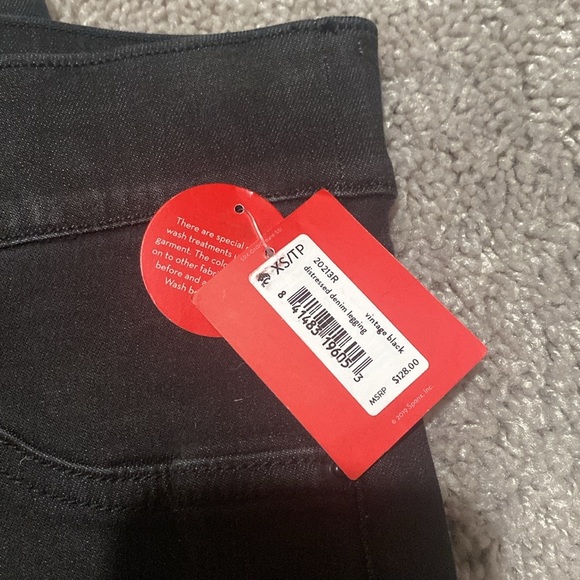Spanx distressed denim leggings - Picture 3 of 4